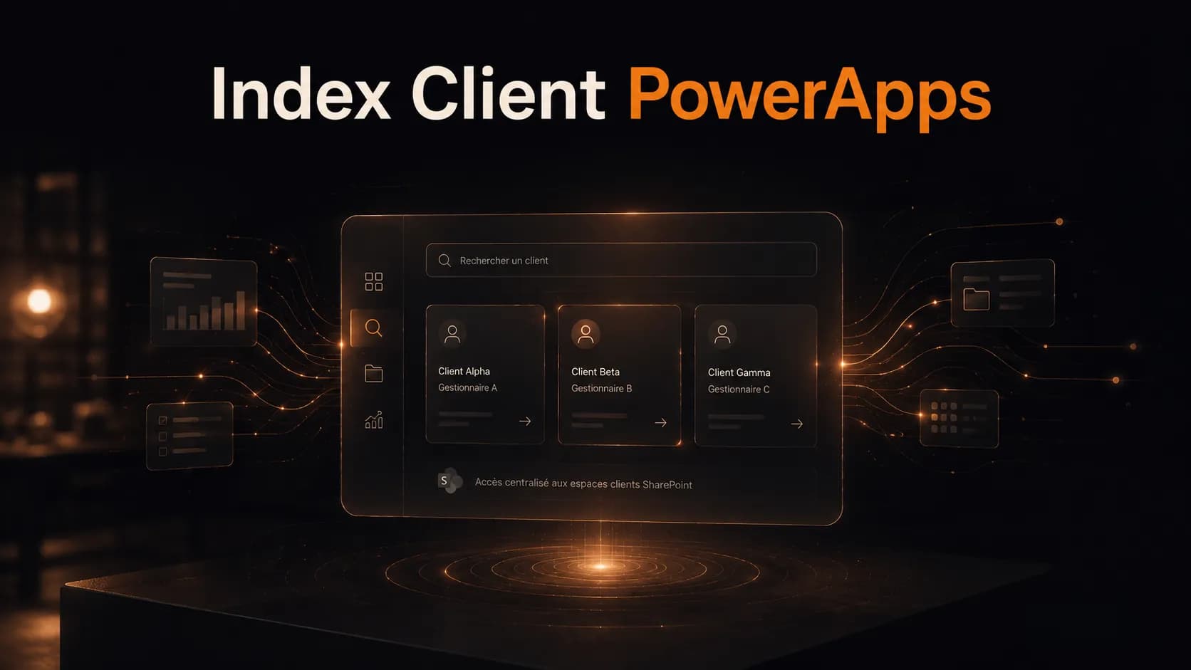 Index client PowerApps